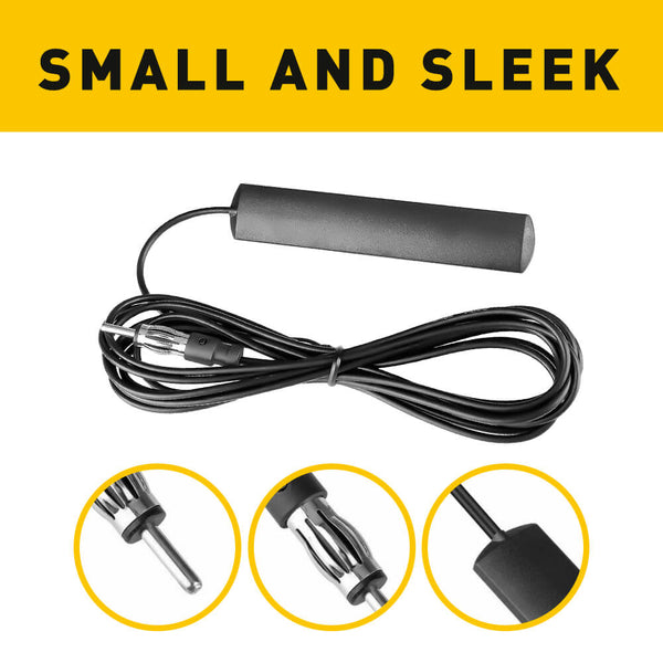 Fit For Universal Car Radio Antenna Patch Aerial Hidden Windshield Antenna 3m