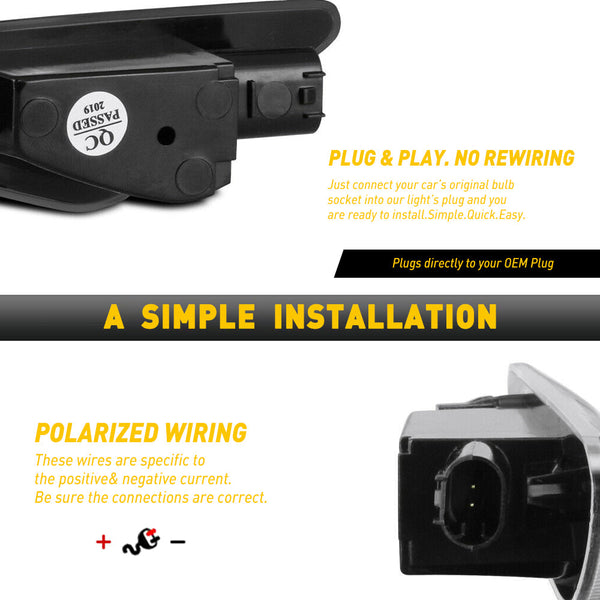 For 07-14 BMW X5 X3 X6 Dynamic Amber LED Smoke Side Marker Turn Signal Lights, 2Pcs