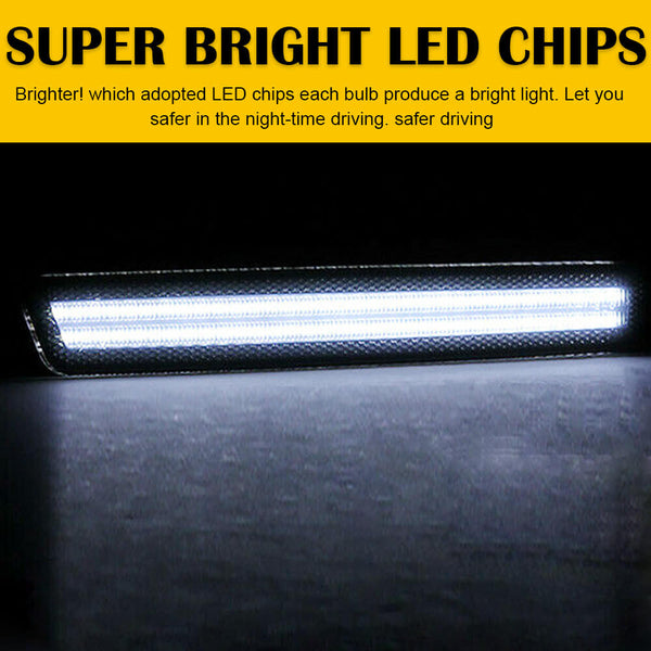 For 15-22 Challenger Front Bumper LED Side Marker Light, Smoke