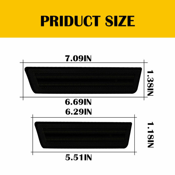 For 2008-2014 Dodge Challenger Smoke Front & Rear Bumper Side Marker Lights