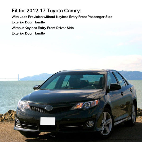 Front Exterior Door Handle Replacements for 2012-2017 Toyota Camry