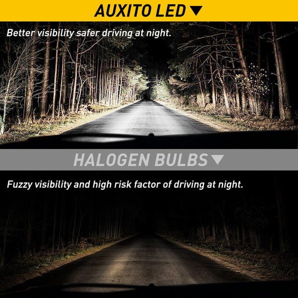 H11 H9 LED Bulbs Forward High Beam and Low Beam 12000LM CANBUS 6000K White