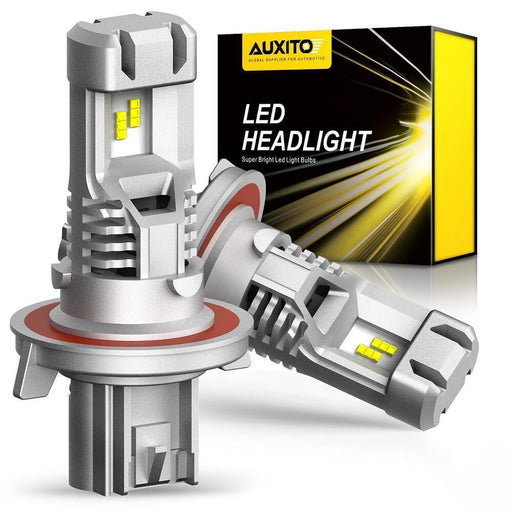 H13(9008) LED Bulbs 60W 12000LM Dual Beam, Forward High Beam and Low Beam, 6500K Xenon White