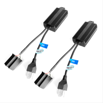 LED Headlight Can-bus Decoder kit, Decoder Anti Flickering Computer Warning Canceller Error Code Eliminator Resistor Decoder for Headlight/Fog-light