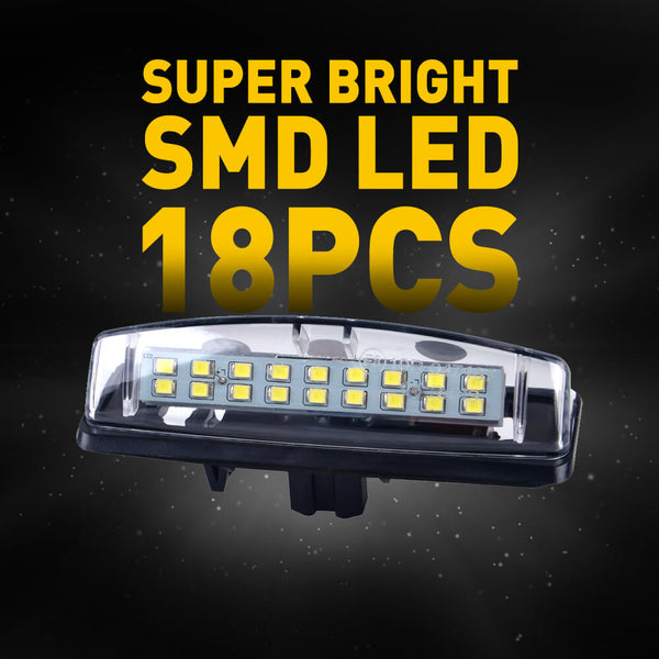 LED License Plate Lights for Toyota and Lexus Models Waterproof License Plate Light Kits Xenon White Light