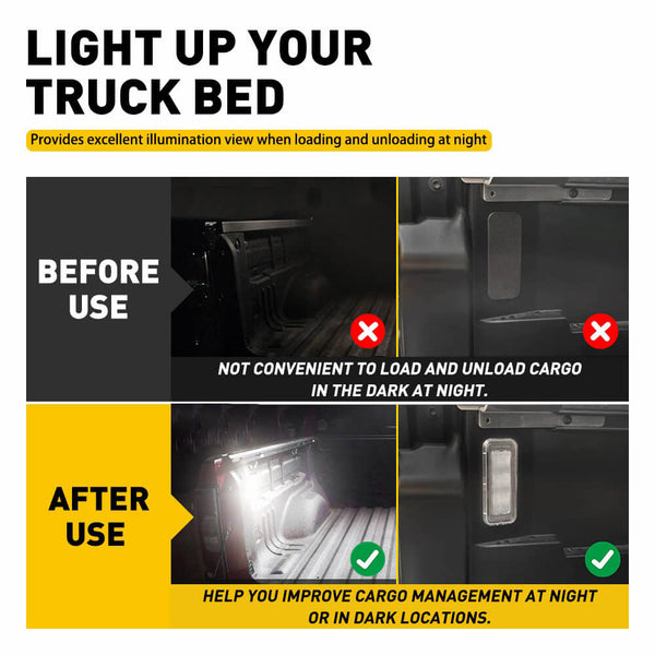 LED Truck Bed Lights Kit Replacement Fits 2020-2022 Toyota Tacoma