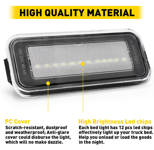 LED Truck Bed Lights Kit Replacement Fits 2020-2022 Toyota Tacoma