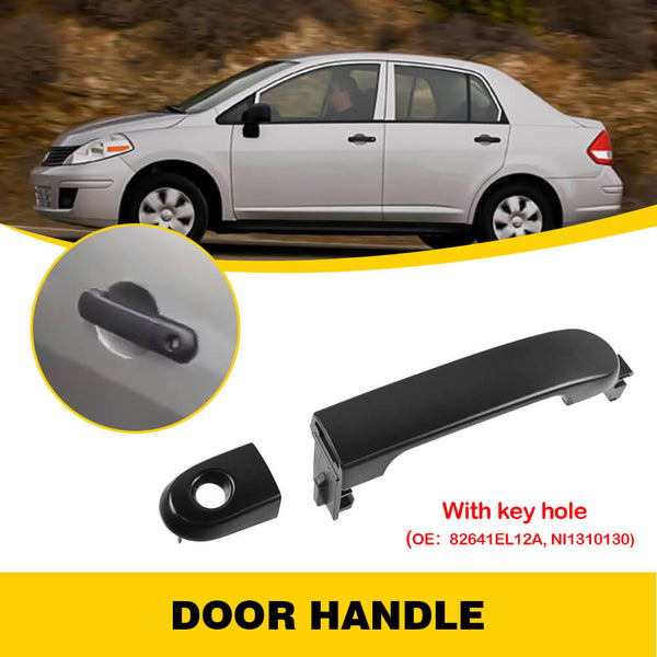 Left Front Exterior Door Handle Passenger Door Handle Replacements for 2007-2012 Versa