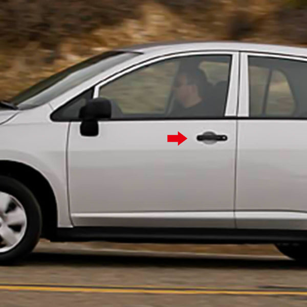 Left Front Exterior Door Handle Passenger Door Handle Replacements for 2007-2012 Versa