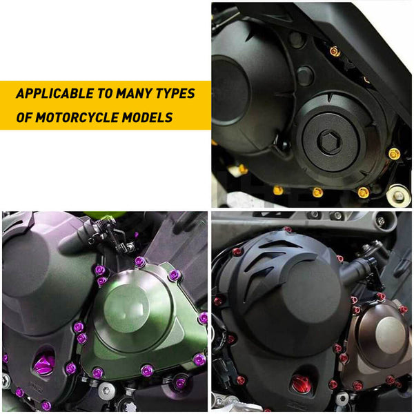 Motorcycle Fairing Nut And Bolt Assortment Kits Fasteners for Universal Motorcycle Mounting Kit
