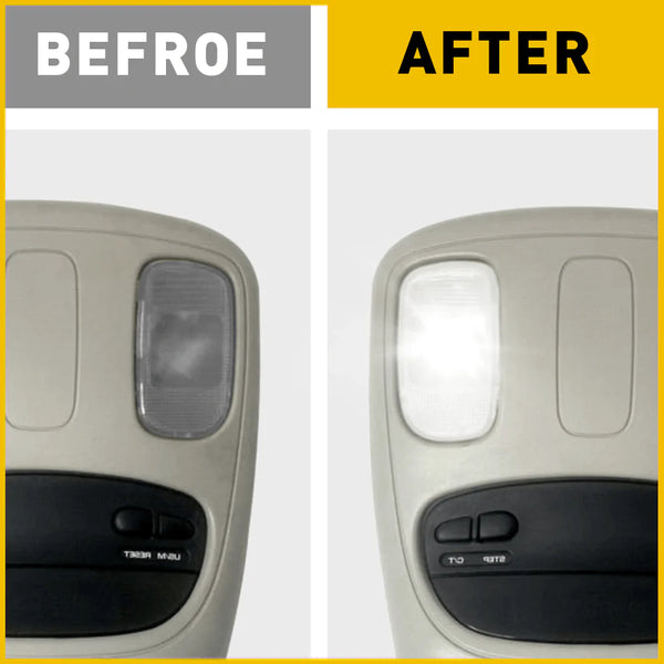 Pair Clear Overhead Console Reading Lamp Shell for Dodge Ram 02-08 1500, 03-09 2500 3500, 08-10 4500 5500