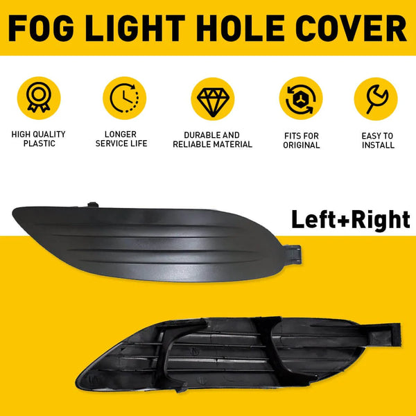 Pair Fog Light Cover Set Replacement for 2005-2008 Toyota Corolla