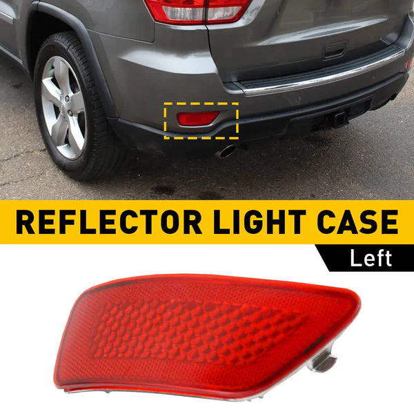 Rear Bumper Reflector Rear Left & Right Bumper Compatible with 2011-2018 Jeep, Dodge