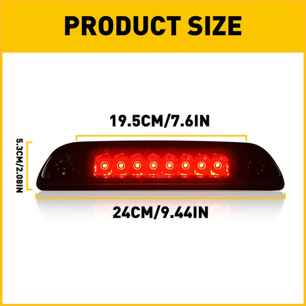 Smoke Shell LED Third Brake Light Fits 95-17 Toyota Tacoma (without cargo light function)