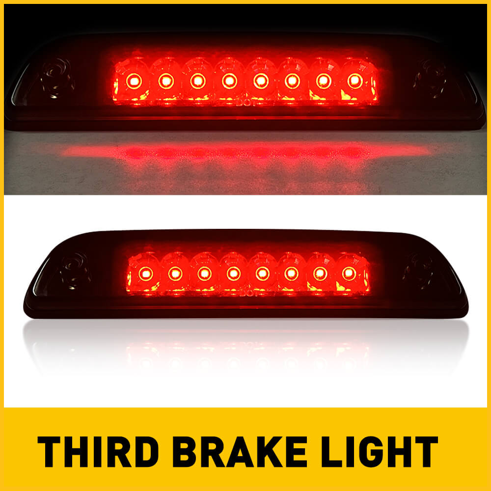 Smoke Shell LED Third Brake Light Fits 95-17 Toyota Tacoma (without cargo light function)