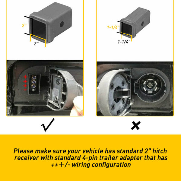 Smoked Shell 15pcs LED Brake Light Trailer Hitch Cover (1 pack)