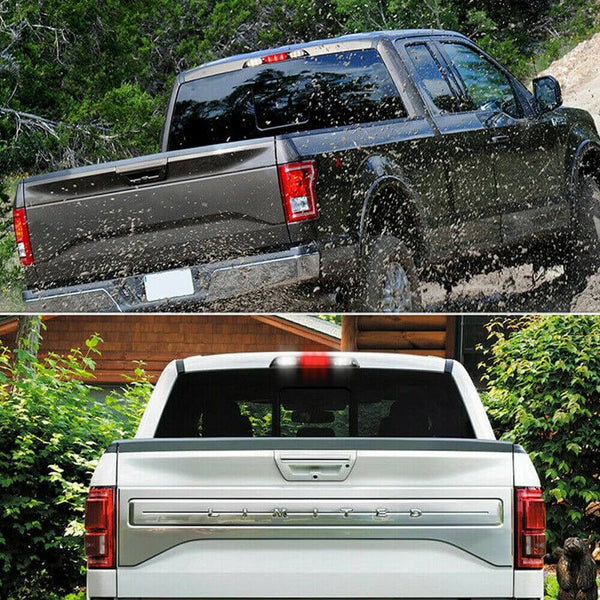 Smoked Shell Lens Red+White Super Bright LED Third Brake Light, Cargo and Brake Light Compatible with 15-21 Ford F-Series Ranger Models