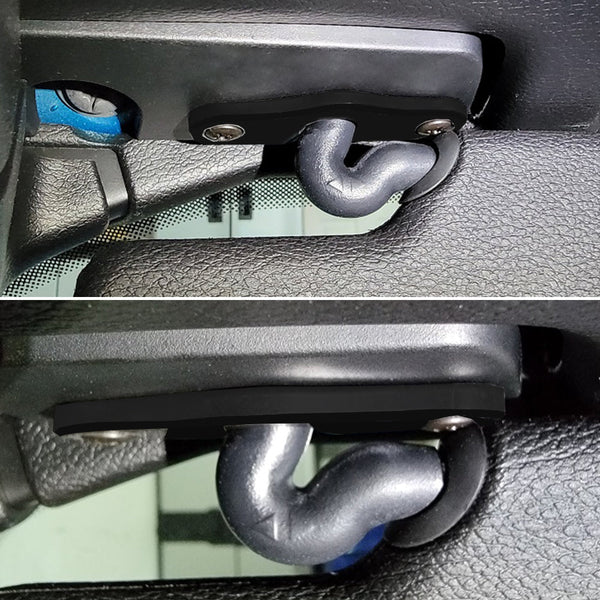 Sun Visor Clips for 2018-2022 Jeep JK, JL, JT Gladiator and Wrangler | Double Screw Design