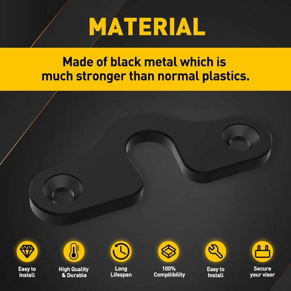 Sun Visor Clips for 2018-2022 Jeep JK, JL, JT Gladiator and Wrangler | Double Screw Design