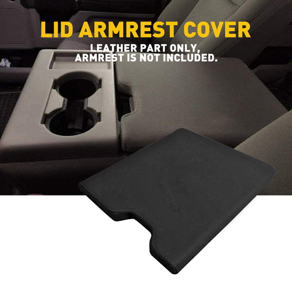 The 2015-2020 Ford F150 Leather Center Console Lid Armrest Cover