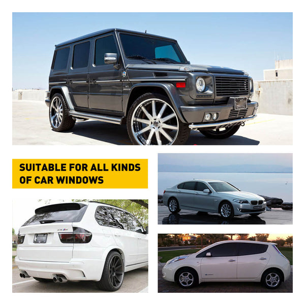 The Uncut Roll Window Tint Super Dark Black Film 50cm x 3m