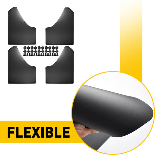 Universal Mud Flaps For Trucks, Pieced Fender for Front or Rear Auto Accessories