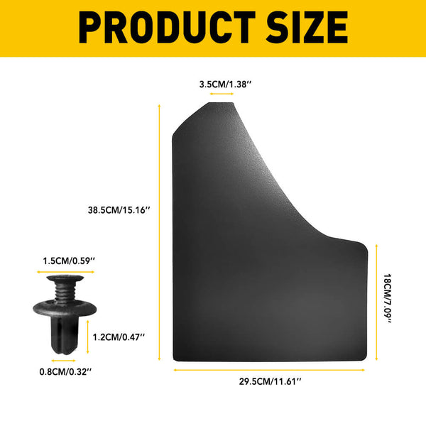Universal Mud Flaps For Trucks, Pieced Fender for Front or Rear Auto Accessories
