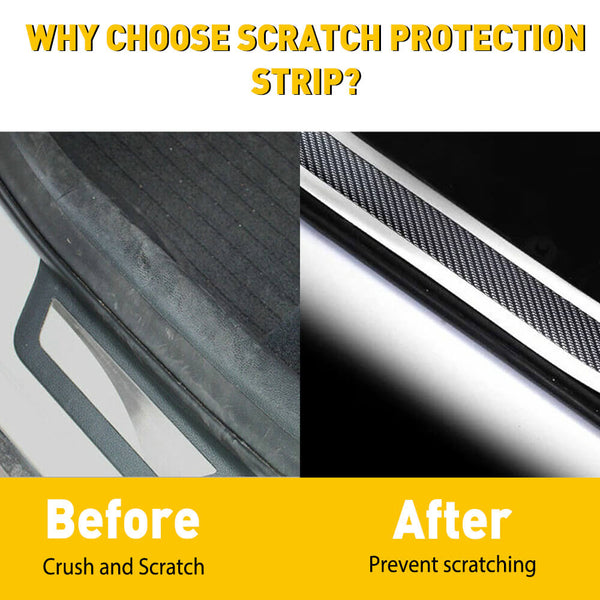 Universal Protective Car Door Strips, Automotive Anti-Collision Strips and Anti Scratch Scuff Stickers for Car Door Edge/Front and Rear Bumper/Door Sill Protectors