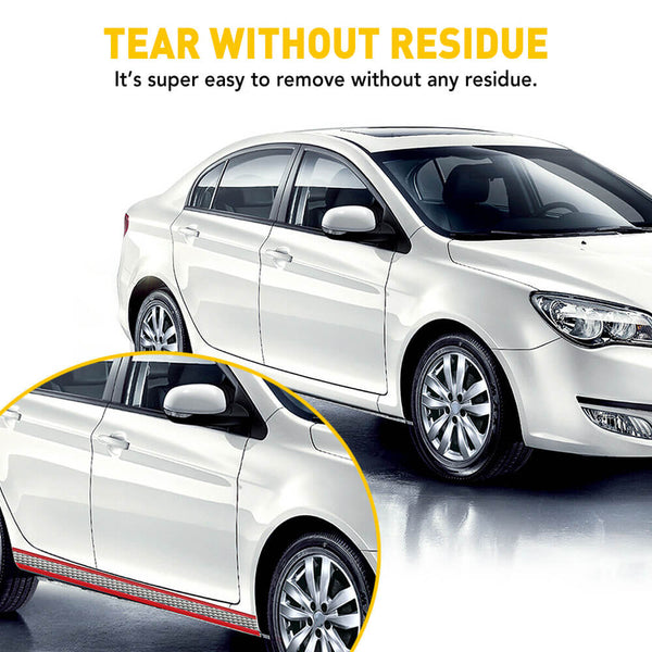 Universal Protective Car Door Strips, Automotive Anti-Collision Strips and Anti Scratch Scuff Stickers for Car Door Edge/Front and Rear Bumper/Door Sill Protectors