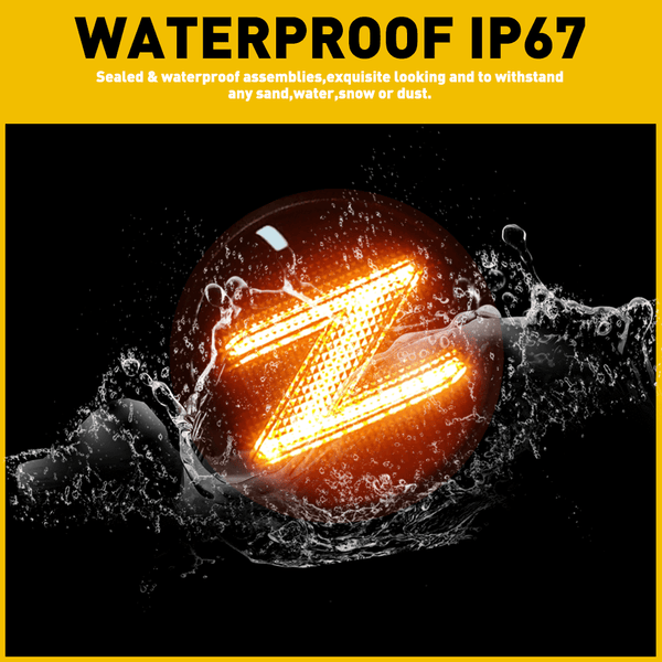 Z Dynamic Sequential Smoke LED Side Marker Light (a pair) Fit for 2009-2020 Nissan 370Z