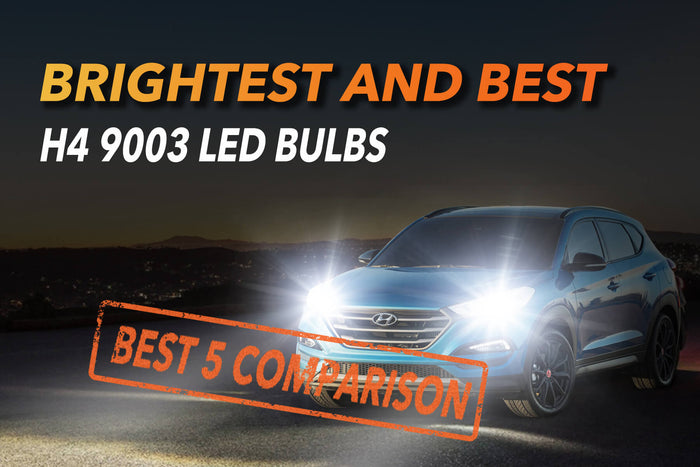 The Brightest and Best H4 9003 LED Headlight Bulb
