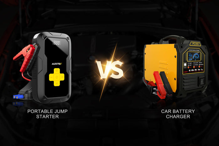 Portable jump starter VS. Car battery charger: What’s the difference & which one do you need?