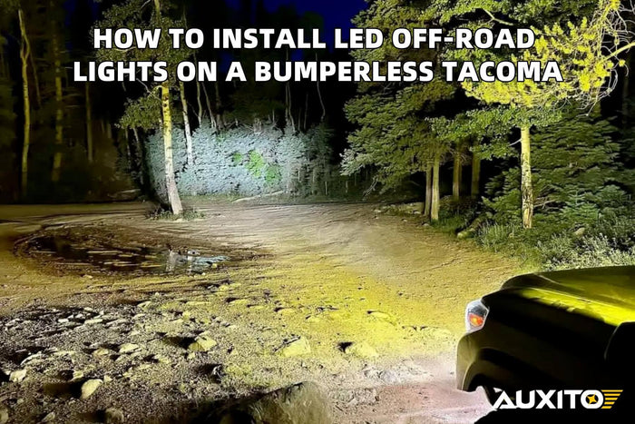 HOW TO INSTALL LED OFF-ROAD LIGHTS ON A BUMPERLESS TACOMA