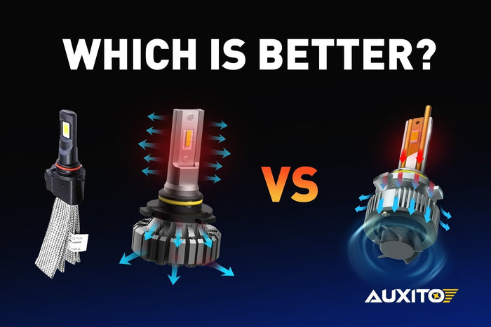 Which is better for heat dissipation: Fanless vs. Fan LED Headlight Bulbs