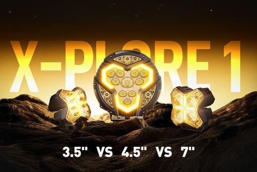 3.5 vs 4.5 vs 7 Inch Off-Road Lights: What Actually Changes on the Trail?