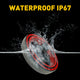 1.18 Meters Carbon Fiber LED Car Tail Brake Light Bar Strip Rear Spoiler Lip Trim