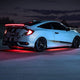 1.18 Meters Carbon Fiber LED Car Tail Brake Light Bar Strip Rear Spoiler Lip Trim