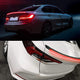 1.18 Meters Carbon Fiber LED Car Tail Brake Light Bar Strip Rear Spoiler Lip Trim