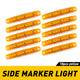 10Pcs 3.94 Inch Slim LED Side Marker Lights 12-24V 9 SMD LED for Truck Trailer RV Bus