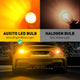 1156 LED Bulbs Amber Turn Signal Light, Super Bright Unique 1:1 Design, BA15S 7506 1141 P21W for Blinker Turn Signal Bulbs, Tail Light, Stop Brake Lights, Side Marker Turn Signal Replacement