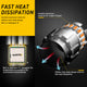 1156 LED Turn Signal Light Bulbs 3157 LED Bulbs Amber Yellow 400% Brighter