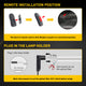 13.1FT Auto Car Interior Atmosphere Wire Strip Light LED Decor Lamp Accessories Controlled by Remote Controller