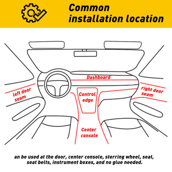 16.4FT Ice Blue Auto Car Interior Atmosphere Wire Strip Light LED Decor Lamp Accessories