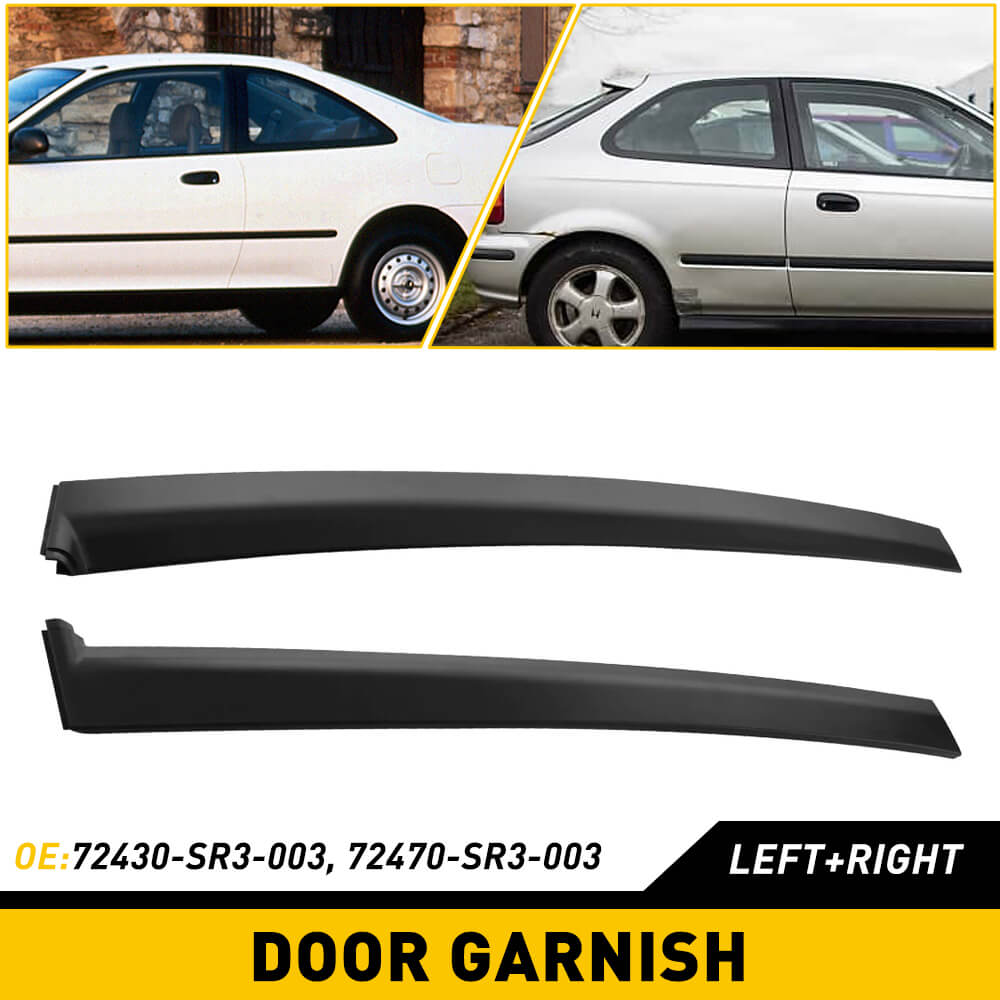 1992-1995 Honda Civic 2/3 Door Coupe & Hatchback LH/RH Door Pillar Trim