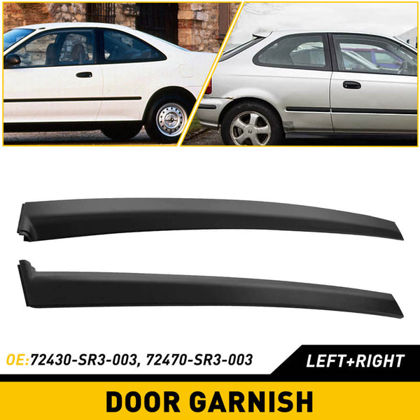 1992-1995 Honda Civic 2/3 Door Coupe & Hatchback LH/RH Door Pillar Trim