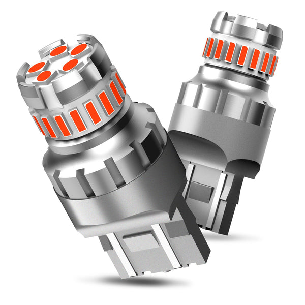 2010-2012 Ford Fusion Brake Tail Light 7443 LED Bulb Red