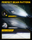 2024 Upgraded H1 LED Headlight Bulb 20000LM Super Bright H1LL LED Bulbs with Fan