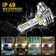 2025 New Upgraded 9006/HB4 LED Headlight Bulbs, 13000LM/Set, AUXITO M6S Series