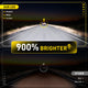 2025 New Upgraded 9006/HB4 LED Headlight Bulbs, 13000LM/Set, AUXITO M6S Series