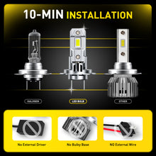 H7 LED Headlight Bulbs, 13000LM/Set, AUXITO M6S Series